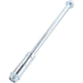 Dirt Bike Axle, 245mm/9.6in Steel Alloy Front Back Rear Axle with 3 Spacers Fit for 200CC 250CC PIT PRO Trail Dirt Bike
