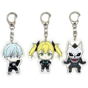 Inc. - Set of 3 Kaiju No 8 Acrylic Keychain Kafka Hibino, Kikoru Shinomiya, Reno Ichikawa v1