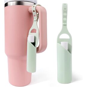 حامل الشفاه متوافق مع أكواب ستانلي (30/40 أونصة)، ملحقات حامل الشفاه السيليكون القابلة للتعديل المتوافقة مع ستانلي (أخضر) in Kuwait