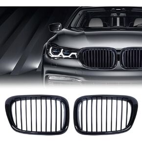 Left Right Front Grille Matte Grill,Glossy Grille Grill Compatible with 1999-2003 BMW E39 525i 528i 530i 540i M5 4 door, 51137005837 51137005838 in Kuwait