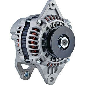 DB Electrical ROTA0218 Alternator Compatible with/Replacement for 0.458333 Clock 75 amp Internal Fan Type Internal Regulator CW Rotation 12V Mitsubishi Industrial Various LRA03751