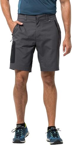 Jack Wolfskin Men's Active Track Soft Shell Hiking Shorts 100% Pfc Free in Saudi Arabia