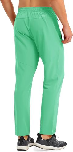 MAGCOMSEN Hiking Pants for Men Lightweight Workout Pants with Pockets Quick Dry Jogging Pants Gym in Kuwait