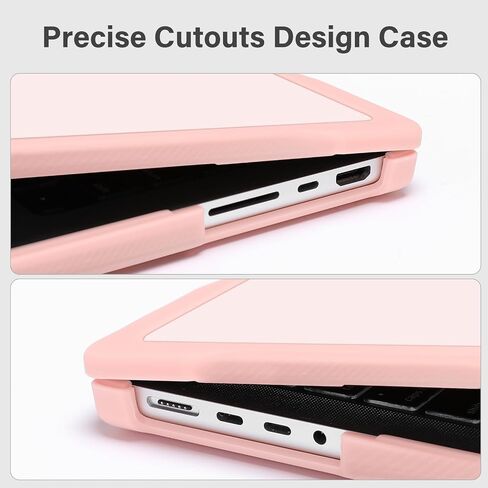 MOSISO Compatible with MacBook Pro 14 inch Case 2024 2023 2022 2021 Release M3 A2918 A2992 M2 A2779 M1 A2442, Soft TPU Bumper Plastic Anti-Scratch Hard Case&Keyboard Cover&Screen Protector, Black in Saudi Arabia