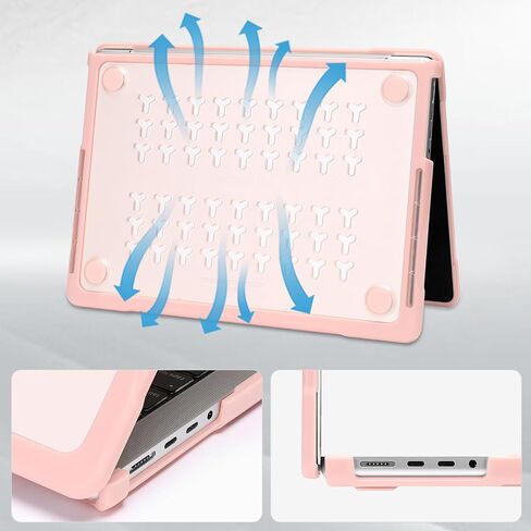MOSISO Compatible with MacBook Pro 14 inch Case 2024 2023 2022 2021 Release M3 A2918 A2992 M2 A2779 M1 A2442, Soft TPU Bumper Plastic Anti-Scratch Hard Case&Keyboard Cover&Screen Protector, Black in Saudi Arabia