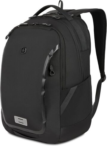 SwissGear Shield Laptop Backpack, Black, 18.5"x12.5"x7" in Saudi Arabia