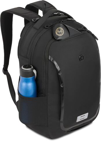 SwissGear Shield Laptop Backpack, Black, 18.5"x12.5"x7" in Saudi Arabia