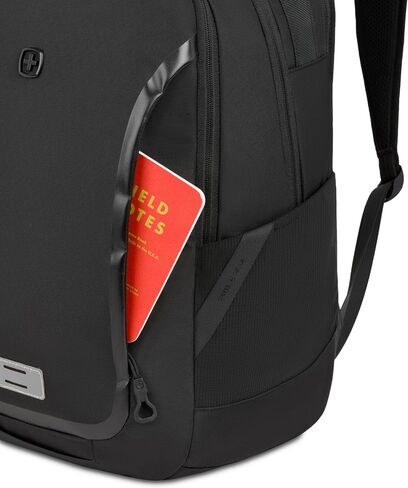 SwissGear Shield Laptop Backpack, Black, 18.5"x12.5"x7" in Saudi Arabia