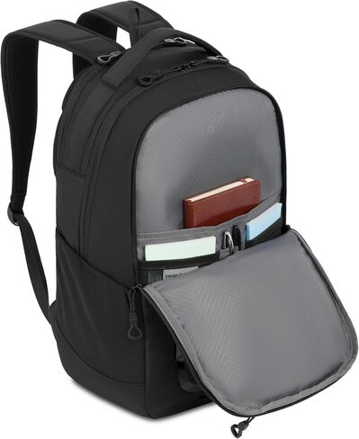 SwissGear Shield Laptop Backpack, Black, 18.5"x12.5"x7" in Saudi Arabia