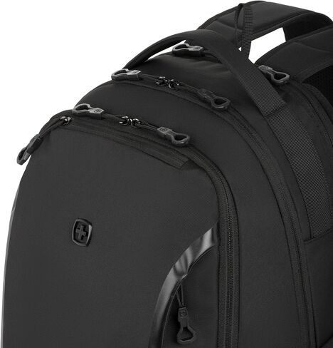 SwissGear Shield Laptop Backpack, Black, 18.5"x12.5"x7" in Saudi Arabia