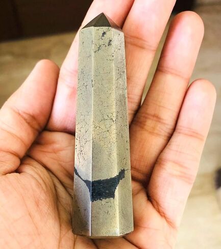 crystalmiracle Exclusive Crystal Natural Black Tourmaline Generator Healing Wand Men Women Gift Wellness Reiki Feng Shui Energy Deflector Powerful Luck Success Meditation in Saudi Arabia