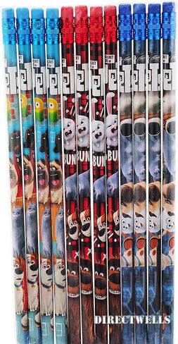 The Secret Life of Pets 12 Wood Pencils Pack in Kuwait