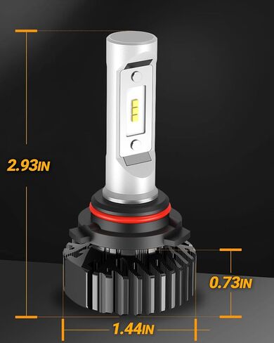 مصابيح الإضاءة SEALIGHT 9006/HB4 مصابيح الضباب، 22000LM فائقة السطوع 9006 لمبات، 1:1 توصيل وتشغيل صغير الحجم أو مصابيح الضباب، عبوات من قطعتين in Saudi Arabia