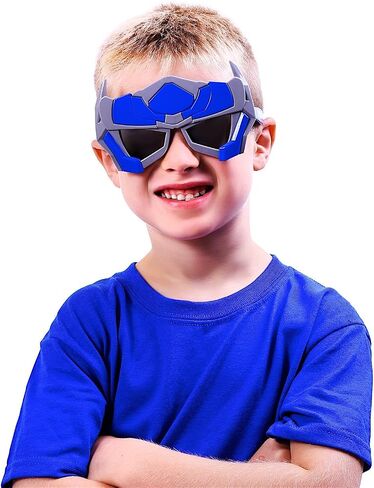 Sun-Staches Official Transformers Sunglasses | Lil' Optimus Prime Costume Accessory | UV400 | One Size Fits Most in Saudi Arabia