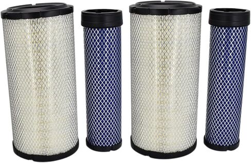 مجموعة فلاتر الهواء الداخلية الخارجية مكونة من قطعتين P828889 P829333 متوافقة مع Caterpillar 110-6326 110-6331 Case 222421A1 222422A1 John Deere AT171854 AT171853 Wix 46562 46569 in Kuwait