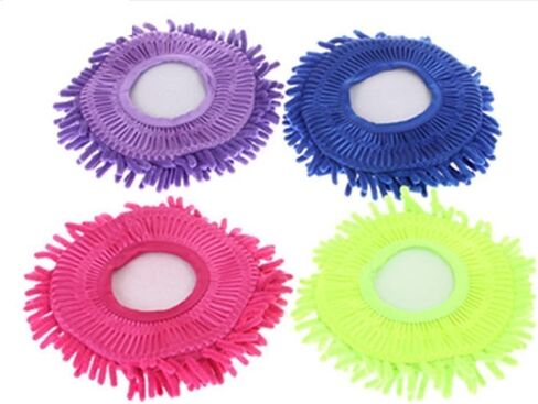 meioro 360 Car Spin mop Replacement Head,Microfiber Chenille Scratch-Free Replacement Cleaning Mop Head (Blue Head only) in Saudi Arabia