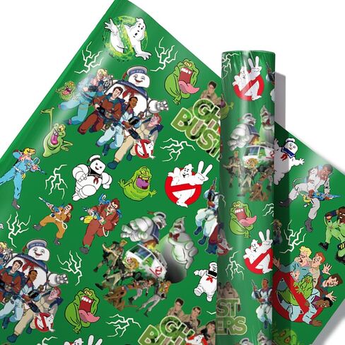 Duyoublt 5 Pcs Ghost Halloween Wrapping Paper Ghost Gift Wrap Bulk Art Paper Folded Flat for Baby Shower Ghost Birthday Party Decorations Halloween Party DIY Crafts Gift Packing, 20 x 30 Inch in Saudi Arabia