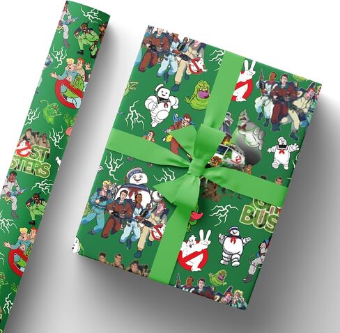 Duyoublt 5 Pcs Ghost Halloween Wrapping Paper Ghost Gift Wrap Bulk Art Paper Folded Flat for Baby Shower Ghost Birthday Party Decorations Halloween Party DIY Crafts Gift Packing, 20 x 30 Inch in Saudi Arabia