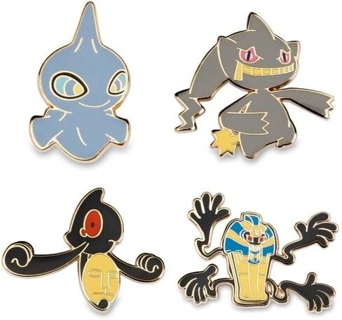 Pokémon Center: Shuppet, Banette, Yamask & Cofagrigus Pokémon Pins (4-Pack) in Saudi Arabia