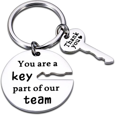 Thank You Gifts for Coworkers Office Appreciation Keychain for Employee Boss Colleague Team Coach Women Men Friend Retirement Farewell Leaving Going Away Goodbye Birthday Christmas Gifts for Coworker in Saudi Arabia