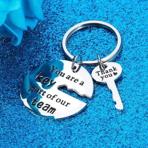 Thank You Gifts for Coworkers Office Appreciation Keychain for Employee Boss Colleague Team Coach Women Men Friend Retirement Farewell Leaving Going Away Goodbye Birthday Christmas Gifts for Coworker in Saudi Arabia