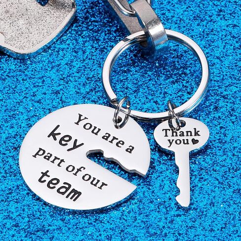 Thank You Gifts for Coworkers Office Appreciation Keychain for Employee Boss Colleague Team Coach Women Men Friend Retirement Farewell Leaving Going Away Goodbye Birthday Christmas Gifts for Coworker in Saudi Arabia