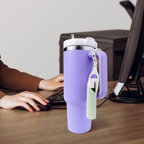 حامل الشفاه متوافق مع أكواب ستانلي (30/40 أونصة)، ملحقات حامل الشفاه السيليكون القابلة للتعديل المتوافقة مع ستانلي (أخضر) in Kuwait