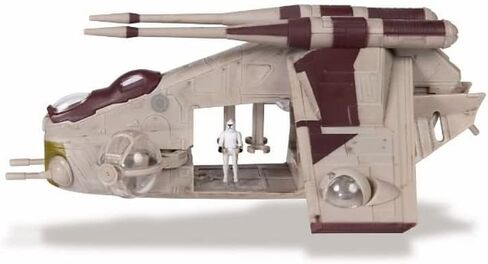 STAR WARS Micro Galaxy Squadron Low Altitude Assault Transport LAAT (LAAT) - 5-Inch Starfighter Class Vehicle with Two Micro Figure Accessories in Saudi Arabia