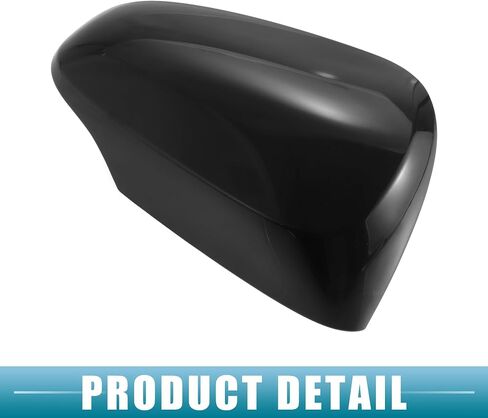Rearview Mirror Cover Cap Right Side Door Mirror Cover for Toyota Prius C 2012-2018 ABS Plastic Black in Saudi Arabia