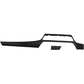 MOTOKU Set of 2 Carbon Fiber Interior Front Dashboard Strip Cover Decor Trim for Honda Accord 10th 2018-2021