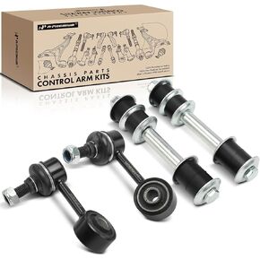 A-Premium Set of 4, Front and Rear Sway Bar Link Stabilizer Link Kit, Compatible with Mitsubishi Montero 1995 1996 1997 1998 1999 2000
