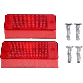 Solarhome 2 PCS Rear Tail Light Lens 6672276 for Bobcat Skid Steer Loader 553 751 753 763 773 863 864 873 883 963 A220 A300 S100 S130 S150 T110 T140 T180 T190 T200 T250
