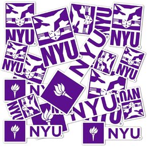 Desert Cactus New York University Stickers Violets Vinyl Decals Laptop Water Bottle Car Scrapbook T1 (Type 1-1)