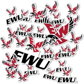 Desert Cactus Eastern Washington University Stickers Eagles Vinyl Decals Laptop Water Bottle Car Scrapbook T1 (Type 1-1)