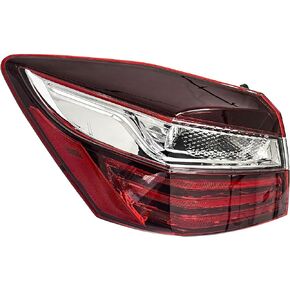 Tail Lights Rear Brake Outer Lamp Assembly for Honda Accord 2016 2017 Left Driver Side LED HO2804108 | ‎33550T2AA21 for Sedan Replacement