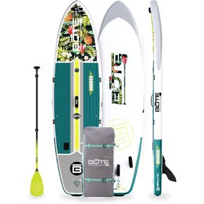BOTE 10' FT 6" Breeze Aero Inflatable Stand Up Paddle Board, MAGNEPod Compatible Blow Up iSUP Great for Adults Kids Family Travel Friendly Multiple Sizes Color Options