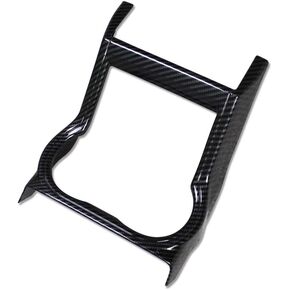 Beautost Fit for Subaru Forester 2019 2020 2021 2022 2023 2024 Front Console Cup Holder Trim ABS (Carbon Fiber Pattern)