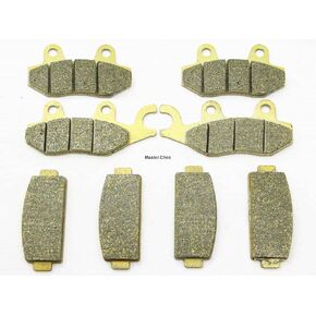 Master Chen Front Rear Brake Pads Brakes for CF MOTO 500 Z-Force EPS 2014-2017 - CF 600 Z-Force Z6 EX 2013-2015 - CF 800 Z-Force 800 Z8 EX 2014 2015 2016 2017 FA135 FA165 FA651 MC0454