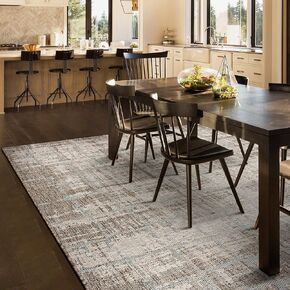 Couristan Charm Tiverton Anthracite-Light Gray Indoor/Outdoor Area Rug, 2'2" x 4'3"