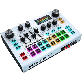 خلاط صوت متدفق، واجهة خلاط صوت بودكاست تينلامب مع هيكل معدني 48 فولت، لوحة صوت مبدل الصوت، معدات خلاط ستوديو جنرال XLR للهاتف، الكمبيوتر الشخصي، تسجيل البث، تسجيل الألعاب، دي جي in Kuwait