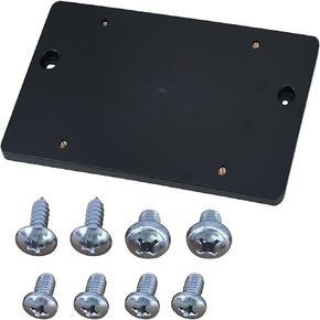 8V5827113B9B9 Rear Bumper License Plate Bracket Holder Mount Tag Set with Screws Fit for 2014-2024 Audi A3 S3 RS3 A3 Quattro Sportback