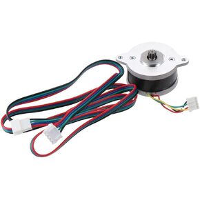 3D Printer Stepper Motor Black Durable Copper Small Size Nema14 Motor Portable Silver Round Pancake Motor Electrician
