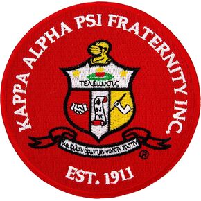 Desert Cactus Kappa Alpha Psi Fraternity Seal Embroidered Appliqué Patch Sew or Iron On Greek Blazer Jacket Bag Nupe (Patch - Seal)