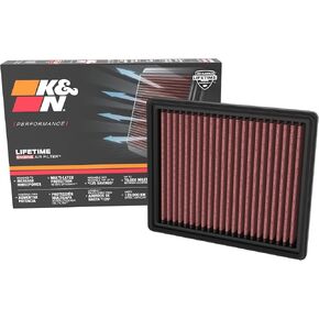 K&N Engine Air Filter: High Performance, Premium, Washable, Replacement Filter: Compatible with 2020-2023 Ford Escape, 2022-2023 Ford Maverick, 2021-2023 Lincoln Corsair, 33-5122