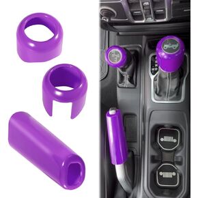 Gear Shift Cover,Handbrake Cover and Drive Mode Shift Cover for Jeep Wrangler JL and Jeep Gladiator 2018-2021 for Jeep Interior Accessories（Baby Blue）
