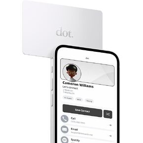 dot. Card - Digital Business Card - Tap to Share - iPhone & Android (Black)