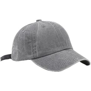 Baseball Hats for Women Men Cap Golf Dad Hat Adjustable Original Classic Low Profile Washed Cotton Hat Grey