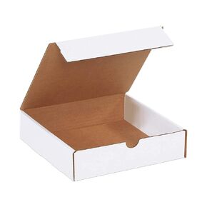 Partners Brand 8x8x2 Corrugated Cardboard Boxes, 8"L x 8"W x 2"H, Pack of 50 | Shipping, Packaging, Moving, Storage Box for Business, Strong Wholesale Bulk Boxes 882
