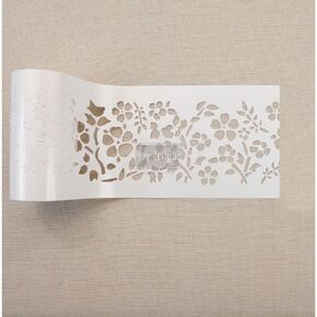 Prima Marketing Redesign Stick & Style Stencil Roll 4" X15yd-Royal, Royal Ann Garden
