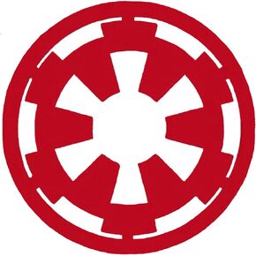 Galactic Empire Logo Star Wars Vinyl Decal Sticker,RED| 4 X 4 inch SSND1108